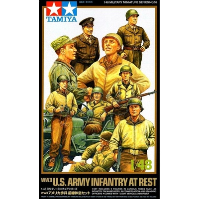 Tamiya U.S. Army infantry + Car 1:48