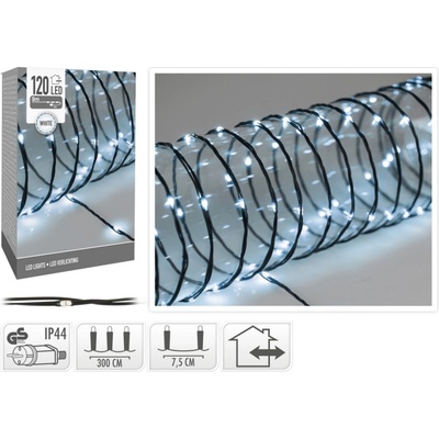 Lepaso Dekorativní osvětlení 120 LED 9 m studená bílá měkký drát 133717 041 AX9600040 osvětl. 120LED WH