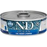 FARMINA N&d cat ocean РИБА ТОН, ТРЕСКА, СКАРИДИ И ТИКВА ЗА КОТЕНЦА 70 ГР (l3-70139)