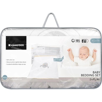 KikkaBoo Бебешки спален комплект 6 части 60/120 Seally Me (kikka-41101060135)