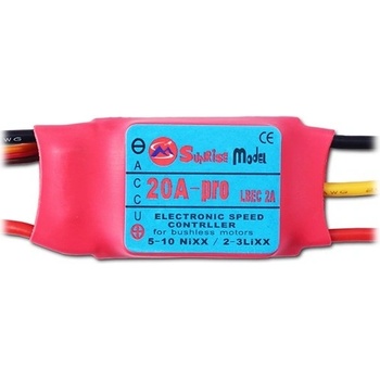 SUNRISE Regulátor otáček Model 20A LBEC- 2A