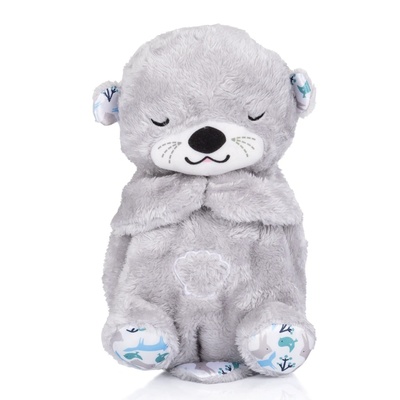 Chipolino Дишаща плюшена играчка със светлина и мелодии Видра (PILD02505OTG)