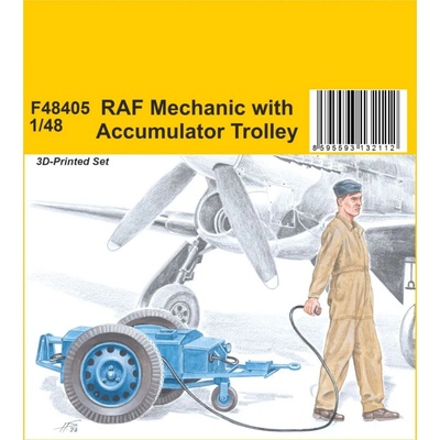Special Hobby RAF Mechanic with Accumulator Trolley 1:48