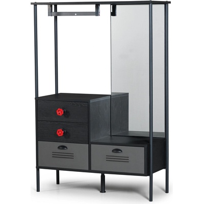 Отворен гардероб с огледало Valve