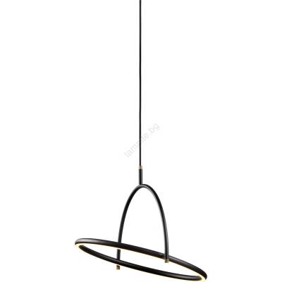 halo design 749539 - димируема LED висяща лампа на кабел TILT LED/40W/230V, диаметър 40 см, черна (HO0039)