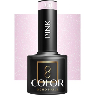 Ocho Nails lak na nechty ružový 301 5 g