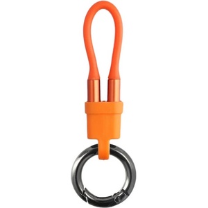4smarts USB-C към USB-C кабел тип ключодържател за всички устройства с USB-C - 4smarts KeyRing USB-C to USB-C Cable (оранжев) (bulk) (541926)