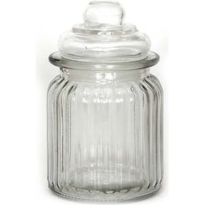 Jin bo yang HORECANO-Стъклен буркан за десерти с капак 270ml (HC-981410) G0013 (181149) (01981410)