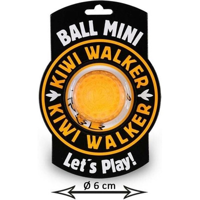 Kiwi Walker míček mini neonová oranžová 6 cm