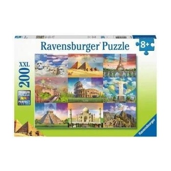 Ravensburger Пъзел Ravensburger 13290 XXL Monumentos del mundo 200 Части