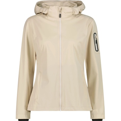 CMP Дамско софтшел яке CMP Women's Light Softshell Jacket Zip Hood Softshell jacket - Cream - размер 34 (EU) (103-2139-1711)