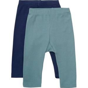 Minymo Детски клин Minymo Kid's Leggings (2-Pack) Leggings - Goblin Blue - размер 62 (EU) (711-0298-0213)