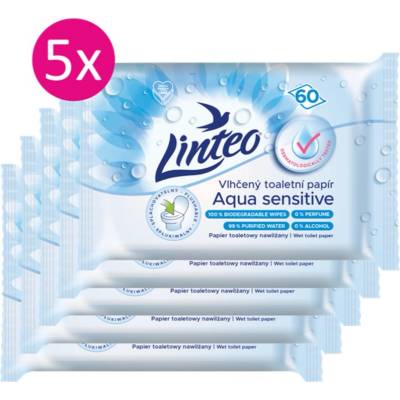 Linteo Aqua Sensitive влажна тоалетна хартия