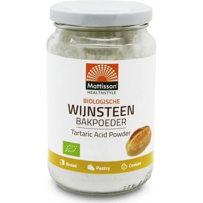 Mattisson Healthstyle Кремотартар БИО (калиев битартарат) 180 g прах | Mattisson Healthstyle (MT1596)