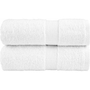 vidaXL Премиум кърпи за пране SOLUND 2 бр. бели 30x30 см 600 г/м2 (137116)