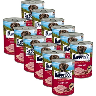 Happy Dog Sensible Pure Sardinia 12 x 400 г / коза