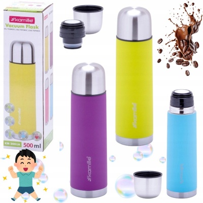 Kamille termohrnek 500 ml fialový