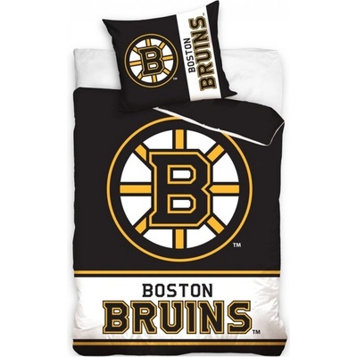 TipTrade CZ Hokejové povlečení NHL Boston Bruins 100% bavlna 70x90 140x200