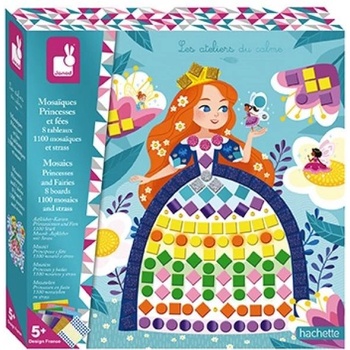 Janod Atelier Мозайка Принцеси и феи Maxi 5+