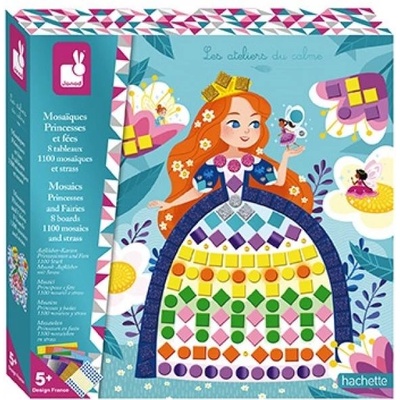 Janod Atelier Мозайка Принцеси и феи Maxi 5+