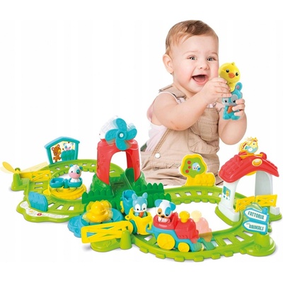 Clementoni Baby velká vláčkodráha farma (8005125173914)