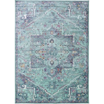 Universal Тюркоазен килим от вискоза 170x120 cm Lara - Universal (64601)