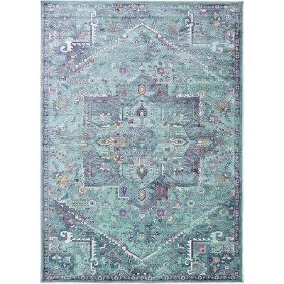 Universal Тюркоазен килим от вискоза 170x120 cm Lara - Universal (64601)