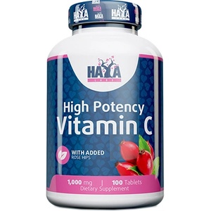 Haya Labs High Potency Vitamin C, 1000 mg, 100 таблетки, Haya Labs (14757)