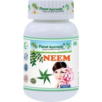 Planet Ayurveda Neem Detoxikace, Kožní problémy 500 mg 60 kapslí