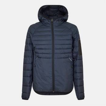 Boss Яке Boss Men's Urbanex Green Water Repellent Reflective Short Puffer Jacket - Dark Blue 402