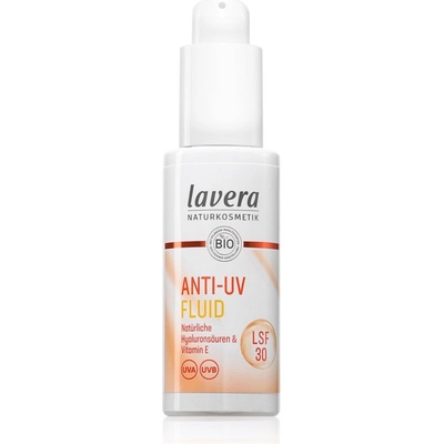 Lavera Anti-UV Fluid слънцезащитен флуид за лице SPF 30 30ml