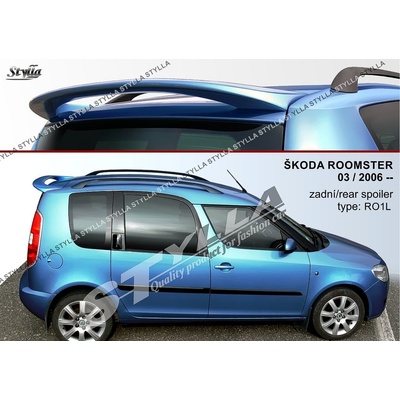 Spoiler zadných dverí horný Škoda Roomster 2006-2015