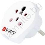 SKROSS pa60 - Пътен адаптер за Индия, Израел и Дания (sl1698)