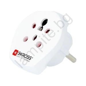 SKROSS pa60 - Пътен адаптер за Индия, Израел и Дания (sl1698)