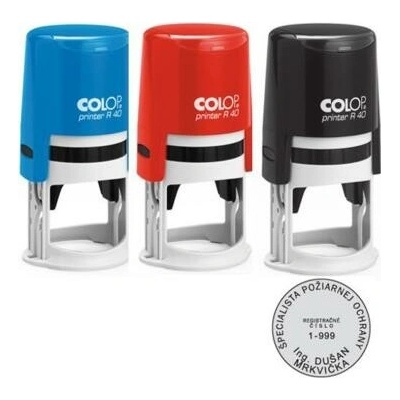 Colop R40 Ø40mm odtlačok fialový