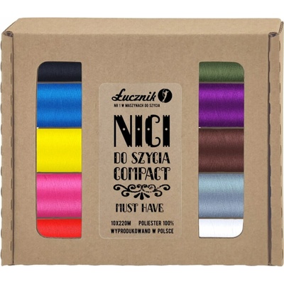 Sada nití PES Compact 1 - MUST HAVE (10x220m)