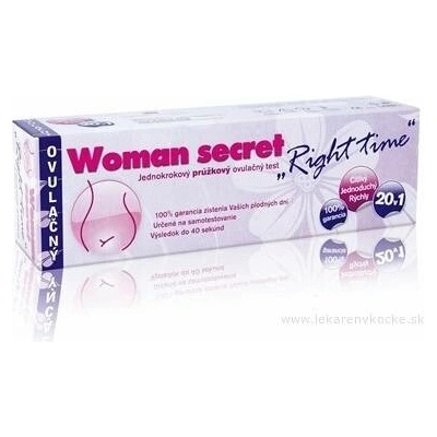Imperial VITAMINS Woman secret RIGHT TIME ovulační test 20 ks
