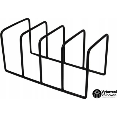 Kovový drátěný stojan na CD a malé LP desky – Zboží Dáma