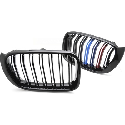 Predná maska BMW X3 F25 LCI 14-17 / X4 F26 14-18 Sport Glossy Black Tri-Colour Double Bar