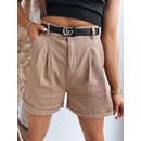 Šortky CLAUDINE SY0278 Světle hnědé