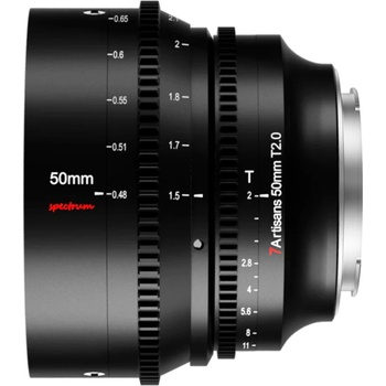 7Artisans 50mm T2.0 Full Frame Cine Canon EOS-R