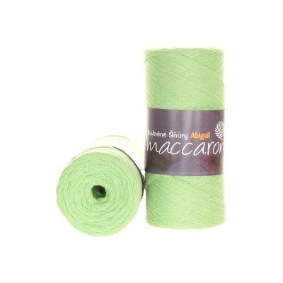 Maccaroni Šňůry Abigail 3mm - 1405 světle zelená