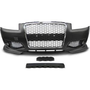  Предна броня за Audi A3 8P (2005-2008) - RS Дизайн с хром решетка