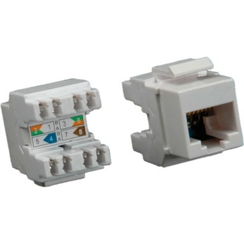 Roline 26.11. 0353 : : ROLINE Cat. 6 инсърт за Class E Keystone Patch-панел, RJ-45, светлосив