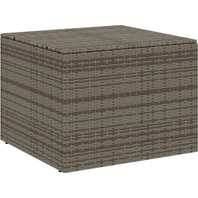 Градински сандък за съхранение, сив, 291 л, полиратан