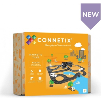 Connetix Creative Roads Pack 48 ks silnice