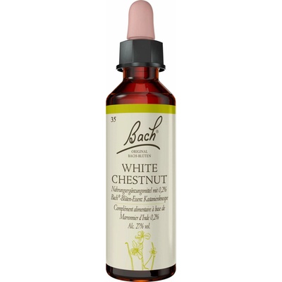 Bachovy květové esence Kaštan bílý White Chestnut 20 ml