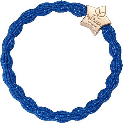 Gumička na vlasy By Eloise London Metallic Gold Star barva Royal Blue
