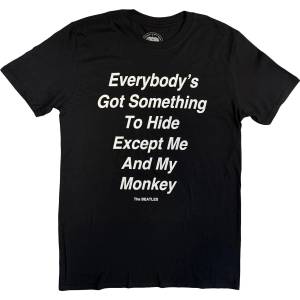 The Beatles Me and My Monkey (Back Print) Black XL Риза (BEATTEE342MB04)