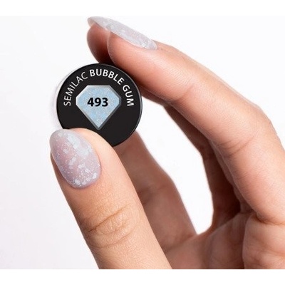 Semilac - gél lak 493 Bubble Gum 7ml Modrá